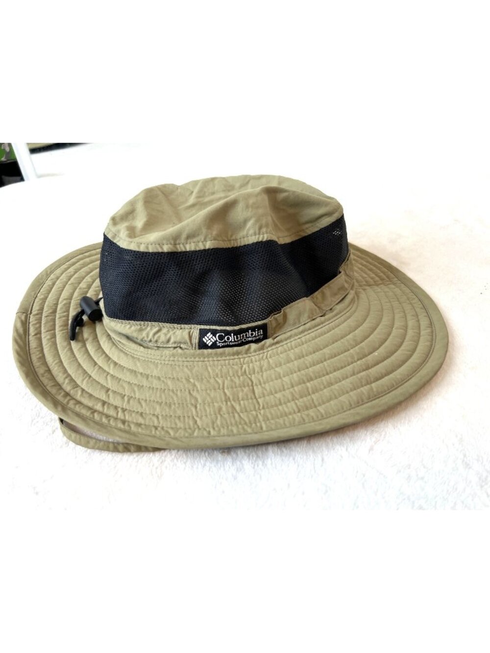 Columbia One‎ Size Unisex Sun Hat Hiking Camping Mesh detail Nylon